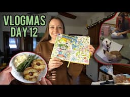 a cozy xmas eve at home // vlogmas day 12 (12.23.23&12.24.23)