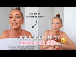 I DON'T WANT HER TO HAVE TO DO THIS.... *AUSSIE MUM VLOGGER*