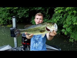 ALL DAY Topwater Bass Fishing  --EXTREME SUMMER HEAT!!