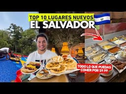 TOP 10 LUGARES NUEVOS PARA VISITAR EN EL SALVADOR 🇸🇻🤩