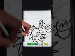 Draw a dragon in under 60 seconds! #howtodraw