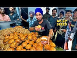 Top Notch 30/- Mr Speedy Singh ka Ak 47 Punjabi Burger | Street Food India