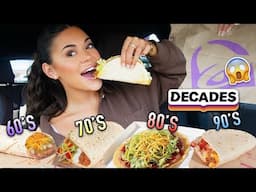 Taco Bell's NEW Decade Menu Taste Test – Popular 60s, 70s, 80s & 90s Menu Items! 🌮