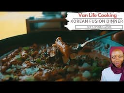 The Most DECADENT Spicy Coconut Tteokbokki // Simple Suppers - Van Life Cooking