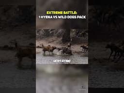 Extreme Battle Hyena vs Wild Dogs