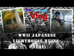 War-Torn Wonders: Discovering Palau’s World War 2 Japanese Lighthouse in Palau Pacific Ocean.