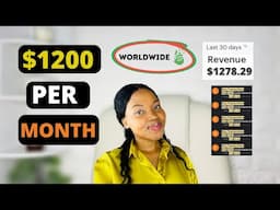 Make $1200 (R22K🇿🇦) per month with one side hustle 🇳🇦🇧🇼🇸🇿🇺🇸🇬🇧🇬🇭🇰🇪🇵🇭…🌍