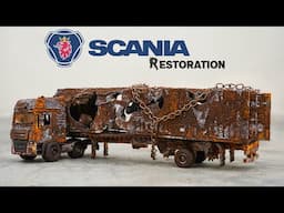 SCANIA Abandoned Container TRUCK Full Restoration