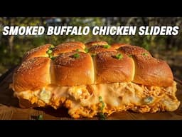 Easy Smoked Buffalo Chicken Sliders in 30 Minutes | Ash Kickin' BBQ