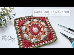 Crochet Sand Dollar Square - A Perfect Blend of Floral & Geometric Design