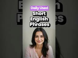 🔥 Daily Use Short English Phrases | Hindi to English Translation | #learnenglish #speakenglish