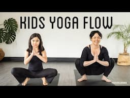 Yoga flow for parents and kids | 12min