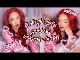 GRWM / SOFT GLAM TUTORIAL : A SINGLE GIRL'S GUIDE TO VALENTINE'S DAY