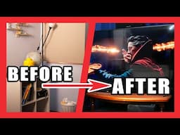 How I turned a CLOSET into an EPIC HOME THEATER!