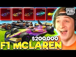 $200,000 UC MAXED F1 MCLAREN SPEED DRIFT! PUBG MOBILE