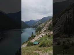 Kolsay Lake ,  Kazakistan #lake #mountain #viewpoint #kazakistan #serenity  #shorts #trending