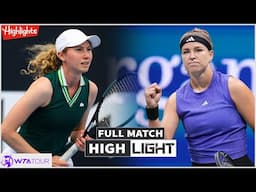 Cristina Bucsa vs Karolina Muchova Full Match Highlights - WTA China Open 2024