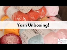 Yarn Unboxing - Fall Throw Blanket - Amigurumi Projects