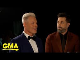 Old Dominion reacts backstage to their 7th CMA Award win