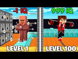 I TESTED The IQ of a VILLAGER in Minecraft !!!