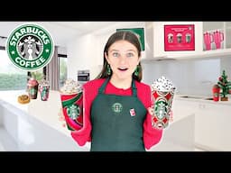 OPENING A CHRISTMAS STARBUCKS IN OUR HOUSE! | Family Fizz