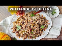 Easy Wild Rice Stuffing - The Perfect Thanksgiving Recipe!