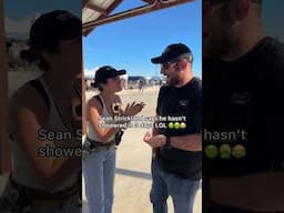 Sean Strickland tells Nina Drama that he hasn’t showered in 3 days LOL #ufc #shorts #mma