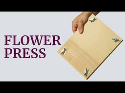 How to Build a Flower Press (DIY Plant Press) | #Short