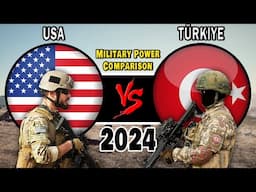 USA vs Türkiye Military Power Comparison 2024 #militarypower