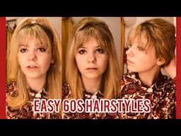 3 easy 60's hairstyles