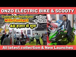 ONZO Electric Sport Bike & Scooty | EV India Expo 2024 | New launches & Latest Technology