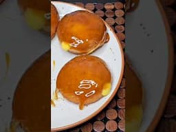 Custard filled donuts creme brulee #donut #custardfilling #shorts #cremebrulee #ytshorts