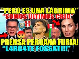 PRENSA PERUANA, KANASHIRO EXPLOT4N CONTRA FOSSATI Y LAPIDAN! ARGENTINA vs PERÚ 1-0 "UNA MISERIA!"