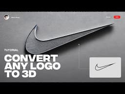 How to convert a 2D vector logo into 3D - Tutorial