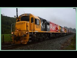 Chasing DXC 5379 and DFB 7160 on the Hokitika shunt ~ 29/10/2024 (HD)