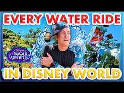 I Suffered Through EVERY Disney World Water Ride in ONE DAY