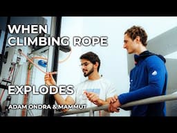 When Does Climbing Rope or Harness Explode? | Adam Ondra & Mammut