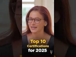 🔥Top 10 Certifications For 2025 | High Paying Jobs Certification | Simplilearn #shorts