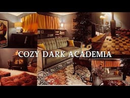 Moody Home Library Reveal | Fig toast and Finishing Touches | Cozy Dark Academia