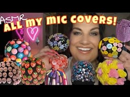 ASMR with ALL my mic covers! Long nails! Highly requested!