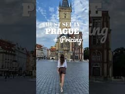 Must See in Prague + Pricing 💲 #prague #praguetravel