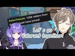 [ENG SUB] Kanae's Reaction to Selen's Twitch Raid [Nijisanji]