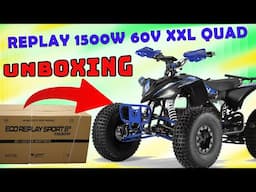 Replay 1500W 60V Electric Quad from Nitro Motors - UNBOXING + Assembly  Instructions