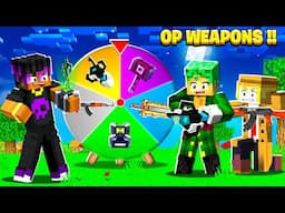 I CHEATED IN ROULETTE OF OP WEAPONS IN MINECRAFT😱