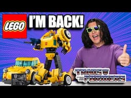 I'M BACK with LEGO BUMBLEBEE!!! Lego Transformers Speed Build & Review!