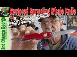 Whale Of A Find: Restored Richartz Spouting Whale From Solingen, Germany With Handmade Sheath