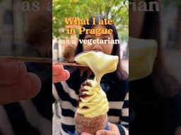 What I ate in Prague 🇨🇿 as a vegetarian 🌱 #prague #vegetarian #whatieatinaday #czechrepublic