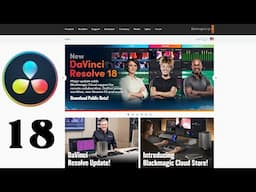 Davinci Resolve 18 How to Upgrade Resolve 18 from Resolve 17 for Free