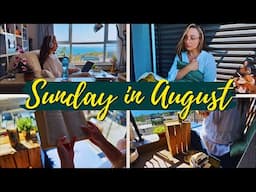 August Reading Vlog | A chill Sunday at home