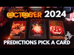 PICK A CARD 🔮OCTOBER 2024 PREDICTIONS 🎃🍂🐈‍⬛